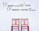 Dream Quotes Wall Decal Motivational Vinyl Art Stickers